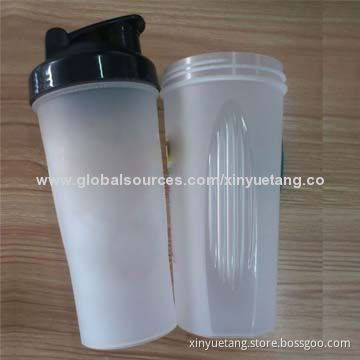Smart Plastic Sports Shaker Bottle for Gym, BPA-free